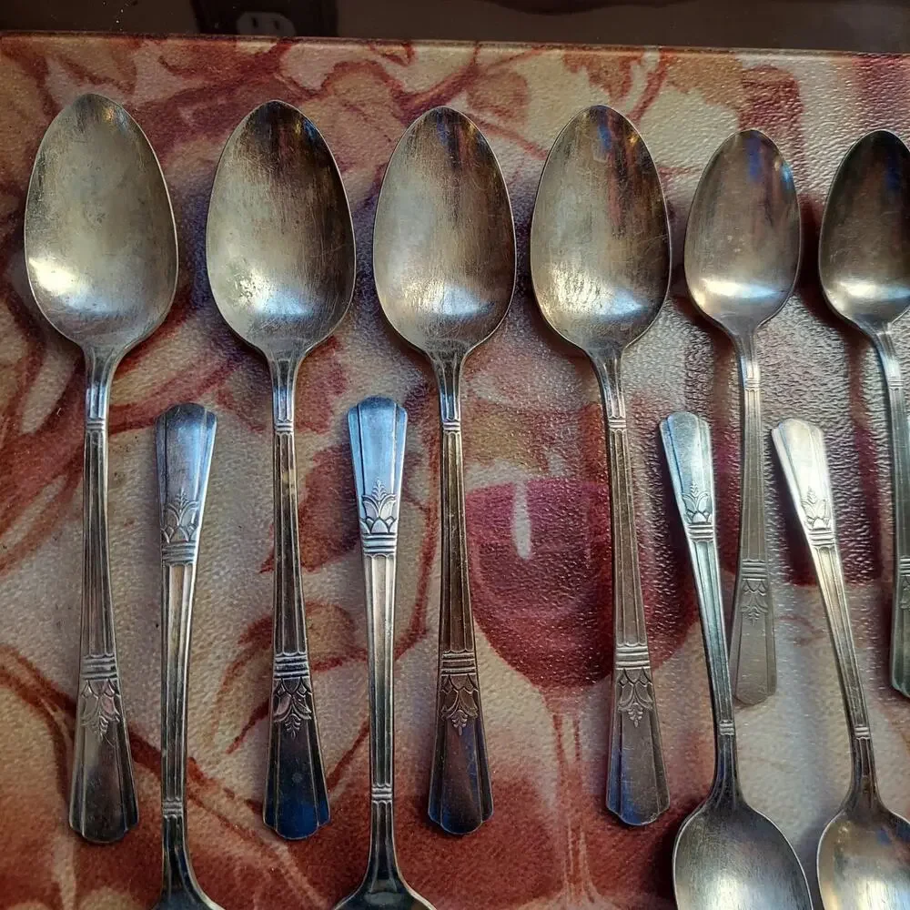 Court (c.1939) Silver Plate Spoons and Forks Lot